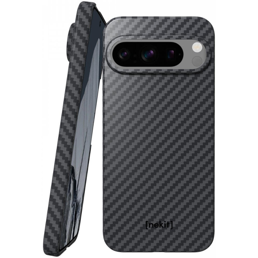 Θήκη Google Pixel 9 Pro XL Nekit Fiber Σκληρή με MagSafe Aramid Fiber 1mm 1500D Kevlar - Black (8719246459559)