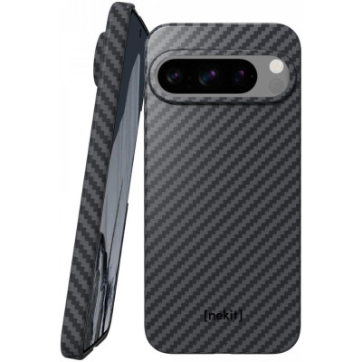Θήκη Google Pixel 9 Pro XL Nekit Fiber Σκληρή με MagSafe Aramid Fiber 1mm 1500D Kevlar - Black (8719246459559)