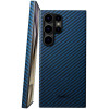 Θήκη Samsung Galaxy S24 Ultra Nekit Fiber Σκληρή με MagSafe Aramid Fiber 1mm 1500D Kevlar - Blue (8719246469657)