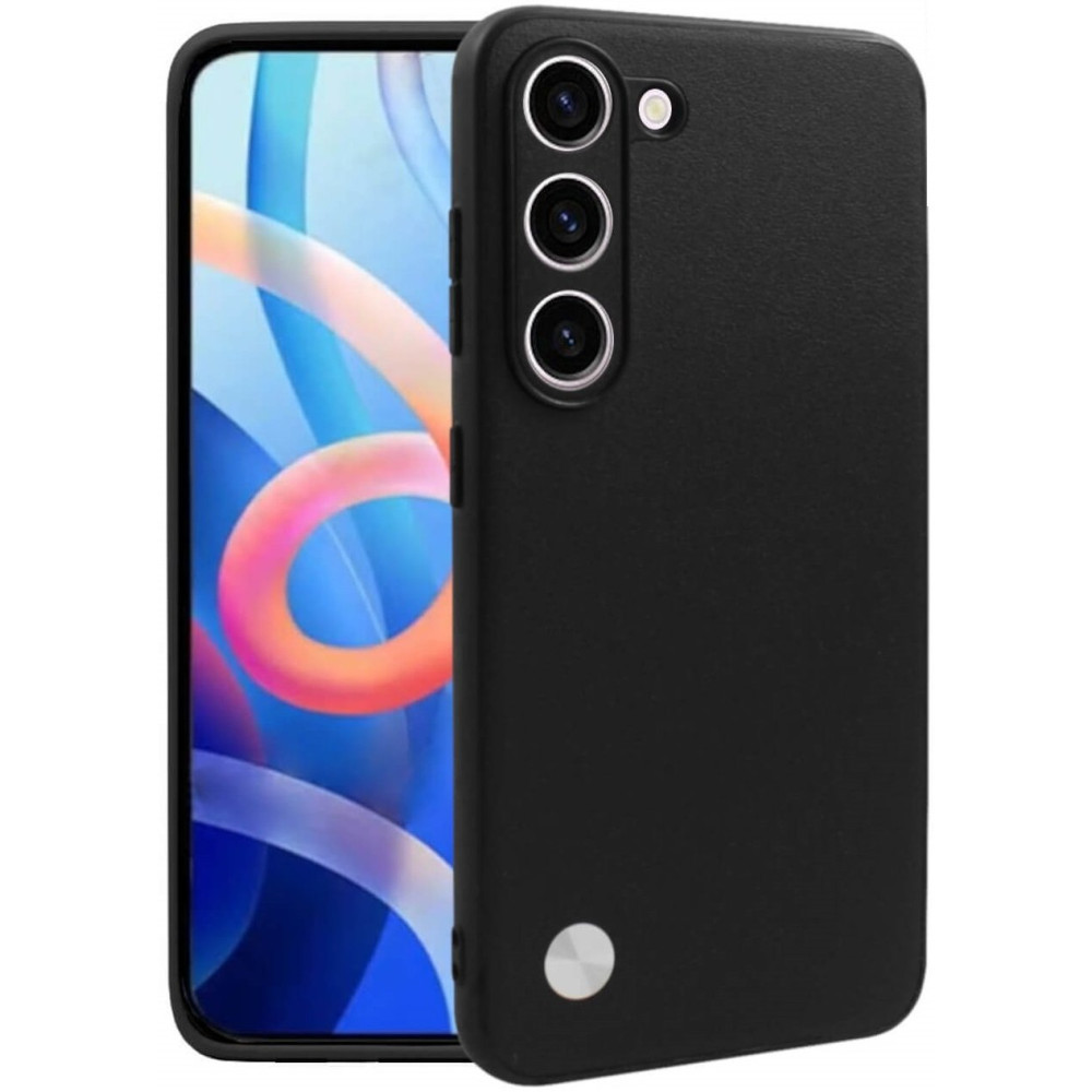 Θήκη Samsung Galaxy S23 Bodycell Vegan Cover Σκληρή - Black (5206015077135)