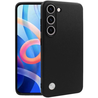 Θήκη Samsung Galaxy S23 Bodycell Vegan Cover Σκληρή - Black (5206015077135)