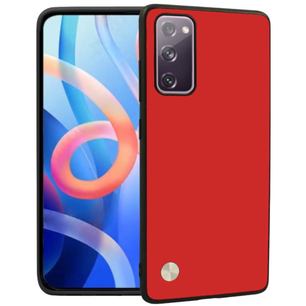 Θήκη Samsung Galaxy S20 FE Bodycell Vegan Cover Σκληρή - Red (5206015077081)