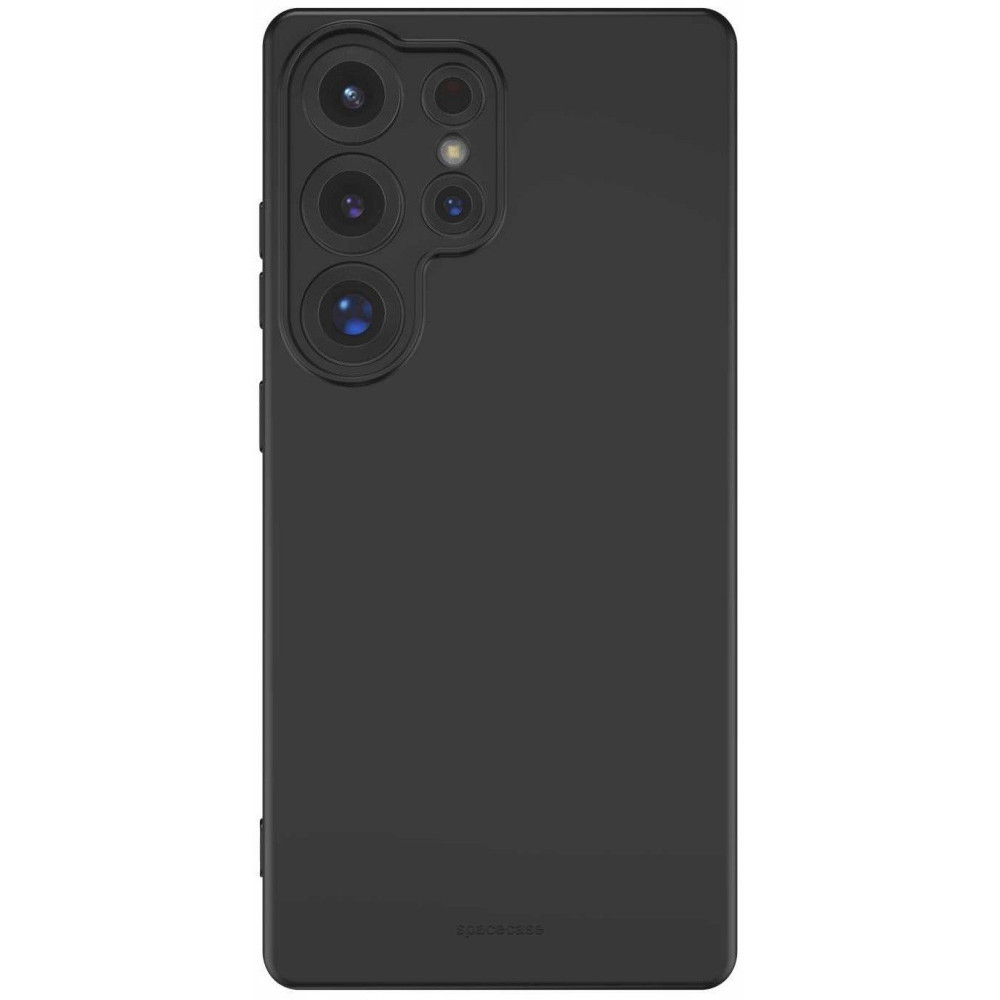 Θήκη Samsung Galaxy S25 Ultra Spacecase Silicone Case Σιλικόνης - Black (5905719114879)