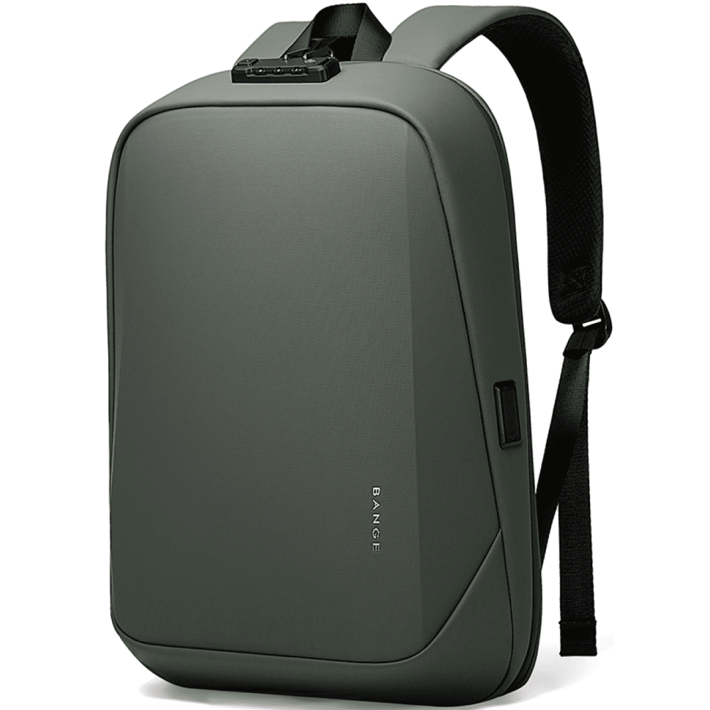 Σακίδιο Πλάτης / Backpack Bange 7251 Τσάντα Μεταφοράς Laptop έως 15.6" με Κλειδαριά TSA 18L - Green