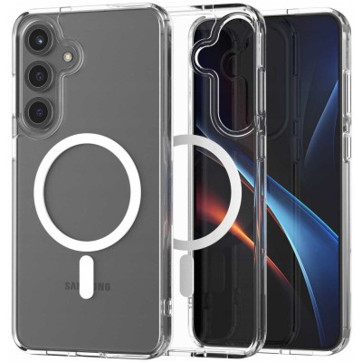 Θήκη Samsung Galaxy S25 Plus Spacecase Clear MagSafe Σκληρή Διάφανη με MagSafe - Transparent (5905719114060)