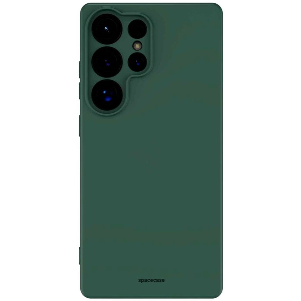 Θήκη Samsung Galaxy S25 Ultra Spacecase Silicone Case Σιλικόνης - Dark Green (5905719114893)