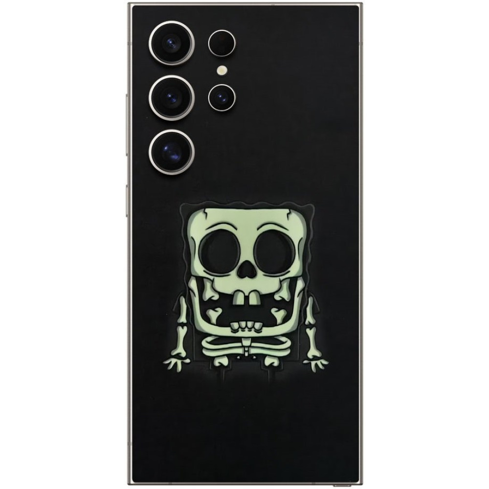 Αυτοκόλλητο Skin Προστασίας Πλάτης Samsung Galaxy S24 Ultra Gams Premium Vinyl Skin Back Plate Φωσφορίζον - Luminus Square Sponge (GAMS-VNL-SKIN-LMSS-002-201)