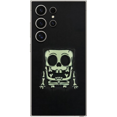 Αυτοκόλλητο Skin Προστασίας Πλάτης Samsung Galaxy S24 Ultra Gams Premium Vinyl Skin Back Plate Φωσφορίζον - Luminus Square Sponge (GAMS-VNL-SKIN-LMSS-002-201)