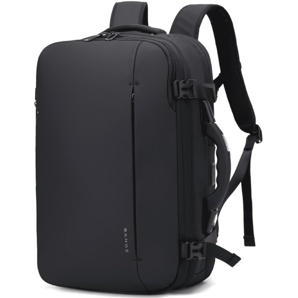 Σακίδιο Πλάτης / Backpack Bange 1909-8 για Laptop έως 17.3" / Vacuum με TSA Lock & Ζυγαριά / Επεκτάσιμο 20L έως 36L - Black