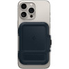 Universal Θήκη Spigen Lock Fit MagFit Card Holder / Wallet MagSafe Πορτοφόλι για Κάρτες - Metal Slate (AFA08526)
