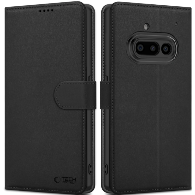 Θήκη Nothing Phone 3a Tech-Protect Wallet Πορτοφόλι - Matte Black (5906302363209)