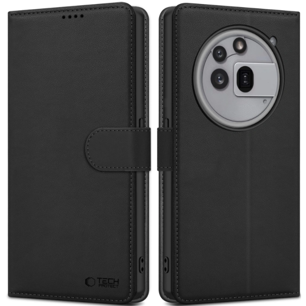 Θήκη Nothing Phone 3a Pro Tech-Protect Wallet Πορτοφόλι - Matte Black (5906302363216)