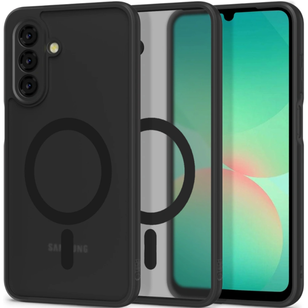 Θήκη Samsung Galaxy A26 Tech-Protect MagMat Σκληρή Ημιδιάφανη με MagSafe - Matte Black (5906302362646)