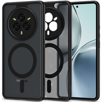 Θήκη Realme 14 Pro Tech-Protect MagMat Σκληρή Ημιδιάφανη με MagSafe - Matte Black (5906302361908)