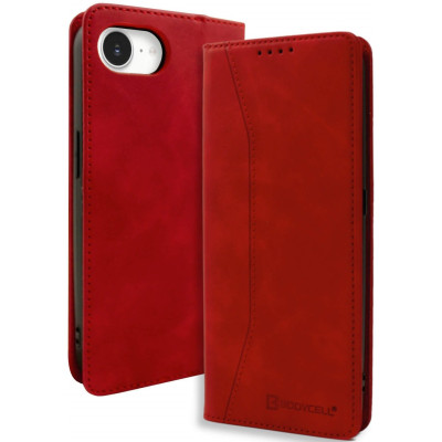 Θήκη iPhone 16e Bodycell Book Case Πορτοφόλι - Red (5206015079870)