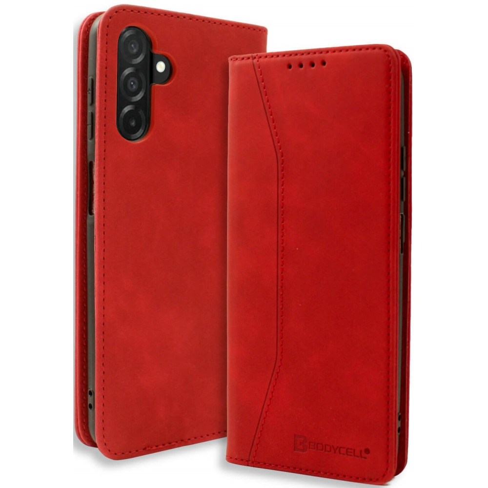 Θήκη Samsung Galaxy A26 Bodycell Book Case Πορτοφόλι - Red (5206015080456)