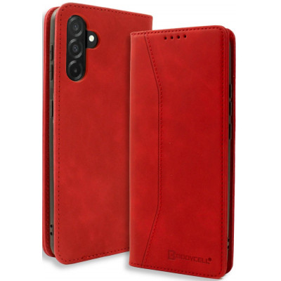 Θήκη Samsung Galaxy A36 Bodycell Book Case Πορτοφόλι - Red (5206015080487)