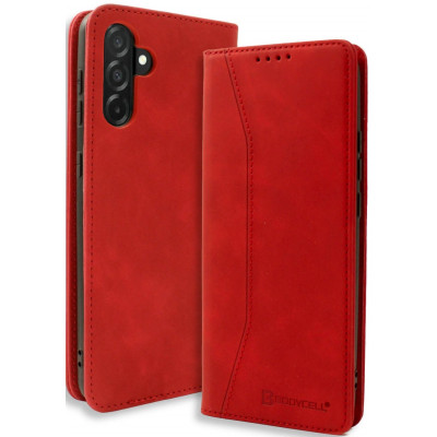 Θήκη Samsung Galaxy A56 Bodycell Book Case Πορτοφόλι - Red (5206015080517)