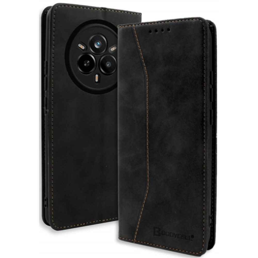 Θήκη Realme 14 Pro Plus Bodycell Book Case Πορτοφόλι - Black (5206015080401)