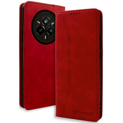 Θήκη Realme 14 Pro Plus Bodycell Book Case Πορτοφόλι - Red (5206015080425)