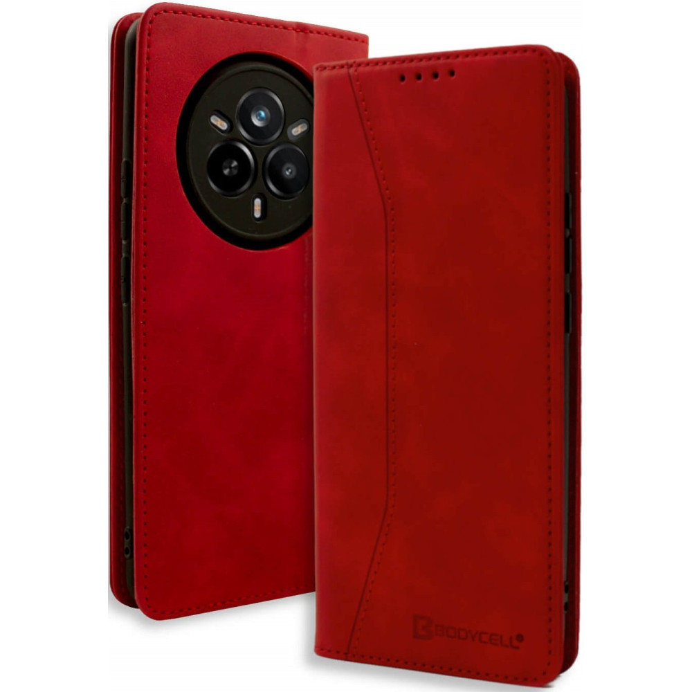 Θήκη Realme 14 Pro Bodycell Book Case Πορτοφόλι - Red (5206015080029)