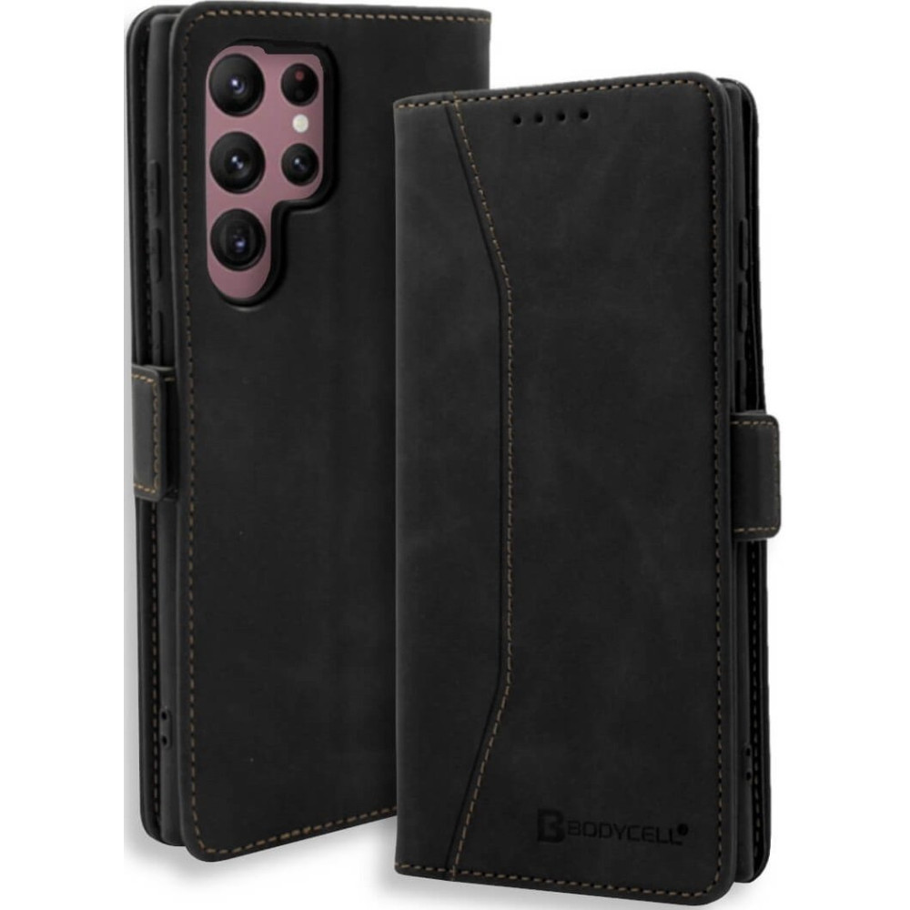Θήκη Samsung Galaxy S25 Ultra Bodycell Book Case Πορτοφόλι - Black (5206015080586)