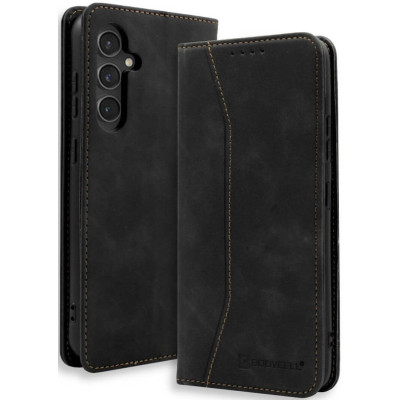 Θήκη Samsung Galaxy S25 Bodycell Book Case Πορτοφόλι - Black (5206015080524)
