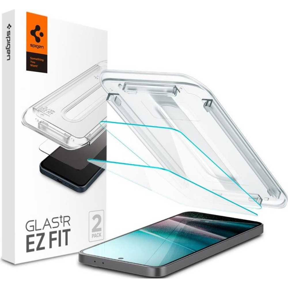 Tempered Glass Samsung Galaxy A36 Spigen GLAS.tR EZ Fit Αντιχαρακτικό Γυαλί Προστασίας Οθόνης 2 Τεμάχια - Clear (AGL09202)