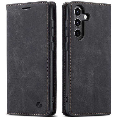 Θήκη Samsung Galaxy S25 Spacecase Wallet Πορτοφόλι - Black (5905719114602)