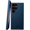 Θήκη Samsung Galaxy S23 Ultra Nekit Fiber Σκληρή με MagSafe Aramid Fiber 1mm 1500D Kevlar - Blue (8719246469787)