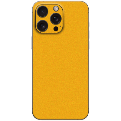 Αυτοκόλλητο Skin Προστασίας Πλάτης iPhone 16 Pro Gams Premium Vinyl Skin Back Plate - Yellow Satin (GAMS-VNL-SKIN-YS-001-084)