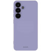 Θήκη Samsung Galaxy S25 Spacecase Silicone Case Σιλικόνης - Light Purple (5905719114817)