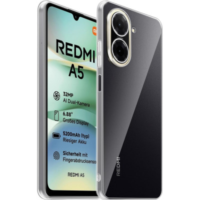 Θήκη Xiaomi Redmi A5 4G Vivid Gelly Διάφανη Σιλικόνης - Transparent (VIGELLY440-2TN)