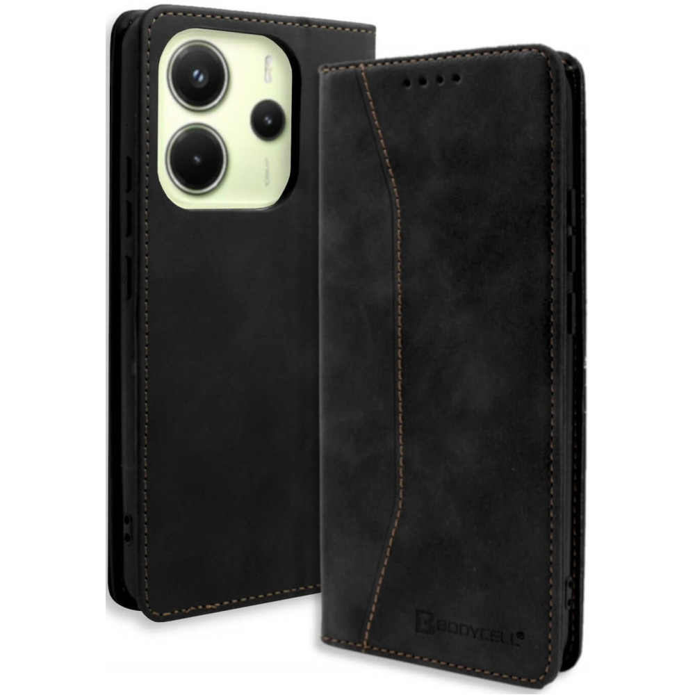 Θήκη Xiaomi Redmi Note 14 4G Bodycell Book Case Πορτοφόλι - Black (5206015080616)