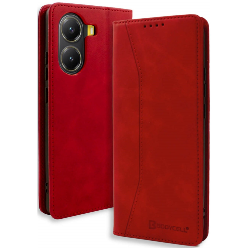 Θήκη Xiaomi Poco X7 Pro Bodycell Book Case Πορτοφόλι - Red (5206015080784)