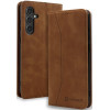 Θήκη Samsung Galaxy S25 Bodycell Book Case Πορτοφόλι - Brown (5206015080531)