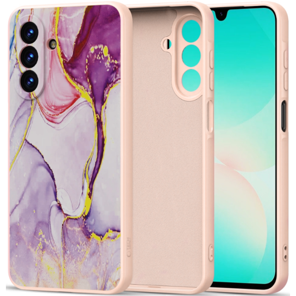 Θήκη Samsung Galaxy A26 Tech-Protect Icon Σιλικόνης - Marble (5906302362677)