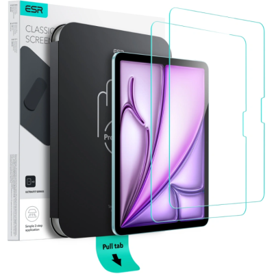 Tempered Glass iPad Air 7 2025 11" / iPad Air 6 2024 11" ESR UltraFit Classic Αντιχαρακτικό Γυαλί Προστασίας Οθόνης 2 Τεμάχια - Clear (4894240267714)