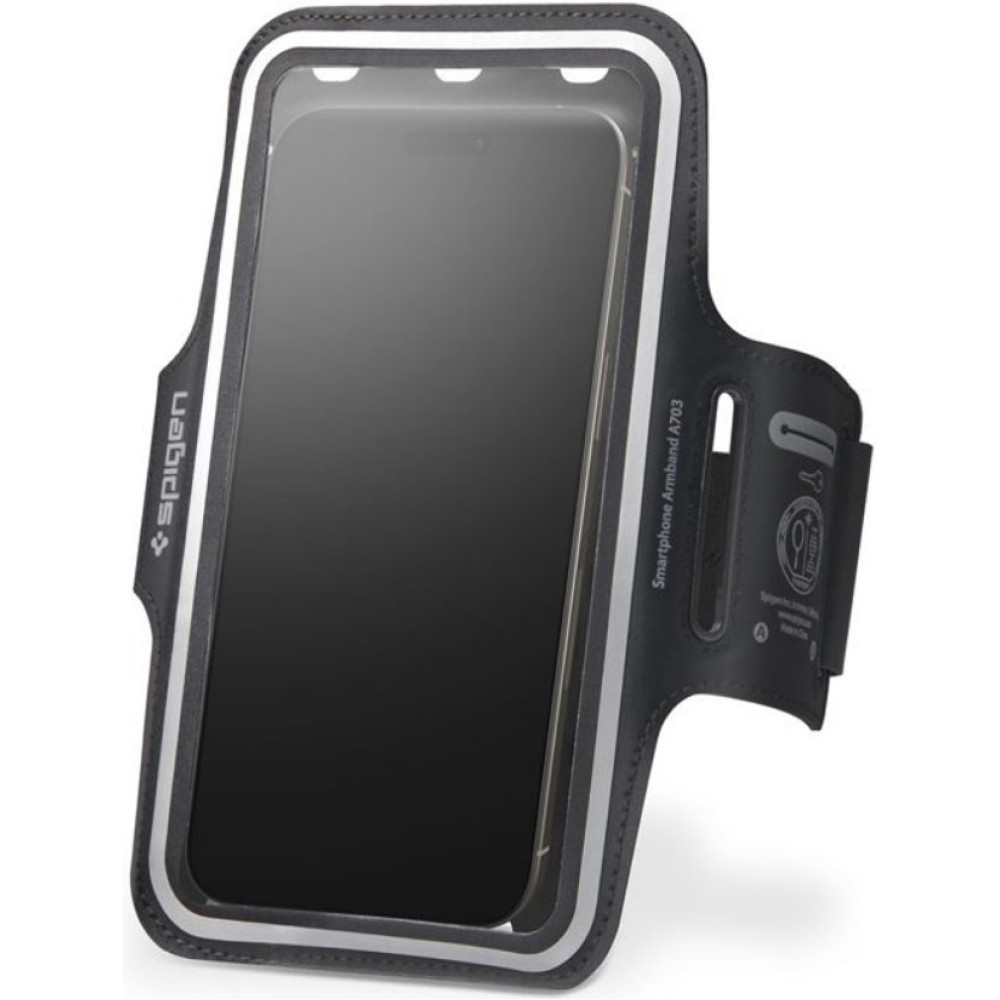 Universal Θήκη Spigen A703 Dynamic Shield Running Armband Μπράτσου για Κινητά / Smartphones έως 6.9" - Black (AMP07187)