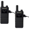Πομποδέκτης Retevis B63S Σετ με 2 Ασύρματα Επαναφορτιζόμενα Walkie Talkie με Μπαταρία 1620mAh 5W (Χωρίς Ακουστικά Μικρόφωνα C9239A) - Black (A9269D)