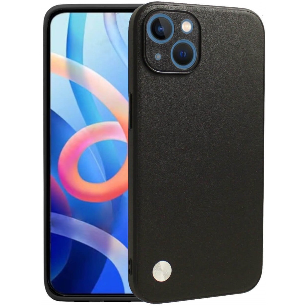 Θήκη iPhone 13 Bodycell Vegan Cover Σκληρή - Black (5206015075612)