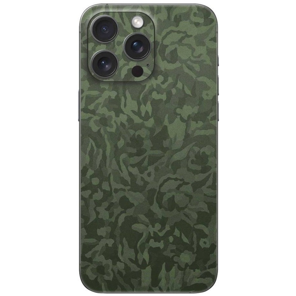 Αυτοκόλλητο Skin Προστασίας Πλάτης iPhone 16 Gams Premium Vinyl Skin Back Plate - Camo Green (GAMS-VNL-SKIN-CG-001-086)