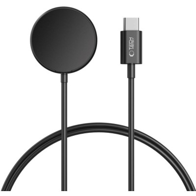Φορτιστής Tech-Protect MC03 Ultraboost Ασύρματο Μαγνητικό Type-C Καλώδιο για Samsung Galaxy Watch 2.5W 100cm - Black (5906302361403)