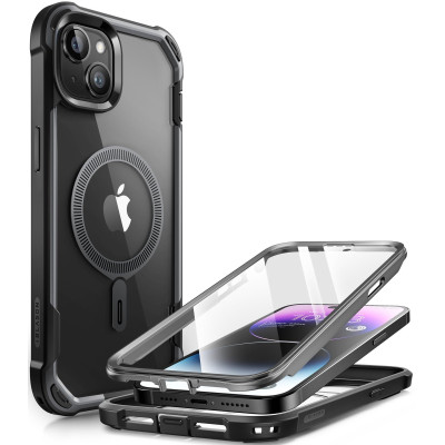 Θήκη iPhone 15 / 14 / 13 Supcase i-Blason Ares Mag Full Body 360° Ανθεκτική με MagSafe - Black (843439124264)