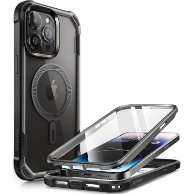 Θήκη iPhone 15 Pro Max Supcase i-Blason Ares Mag Full Body 360° Ανθεκτική με MagSafe - Black (843439136908)