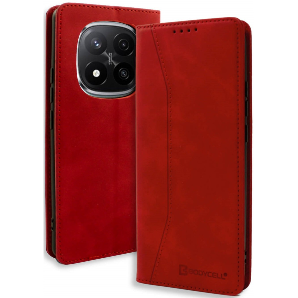 Θήκη Xiaomi Redmi Note 14 Pro Plus 5G Bodycell Book Case Πορτοφόλι - Red (5206015080753)