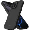 Θήκη iPhone 16 Pro HappyCase Wavy Σιλικόνης - Black (8719246471582)