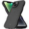 Θήκη iPhone 14 HappyCase Wavy Σιλικόνης - Black (8719246471520)