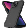 Θήκη iPhone 13 HappyCase Wavy Σιλικόνης - Black (8719246474576)