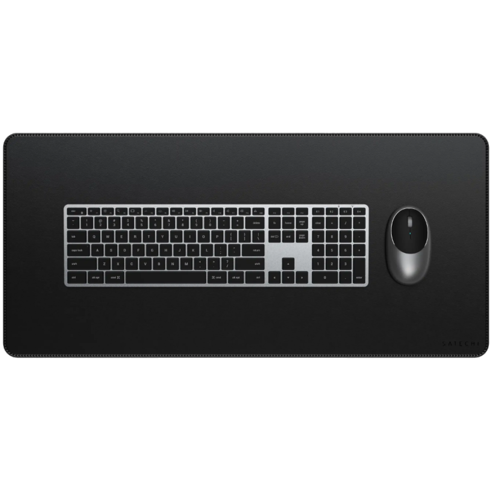 Desk Mat Satechi Vegan-Leather από Premium Vegan Δέρμα - Black (ST-LPDMK)